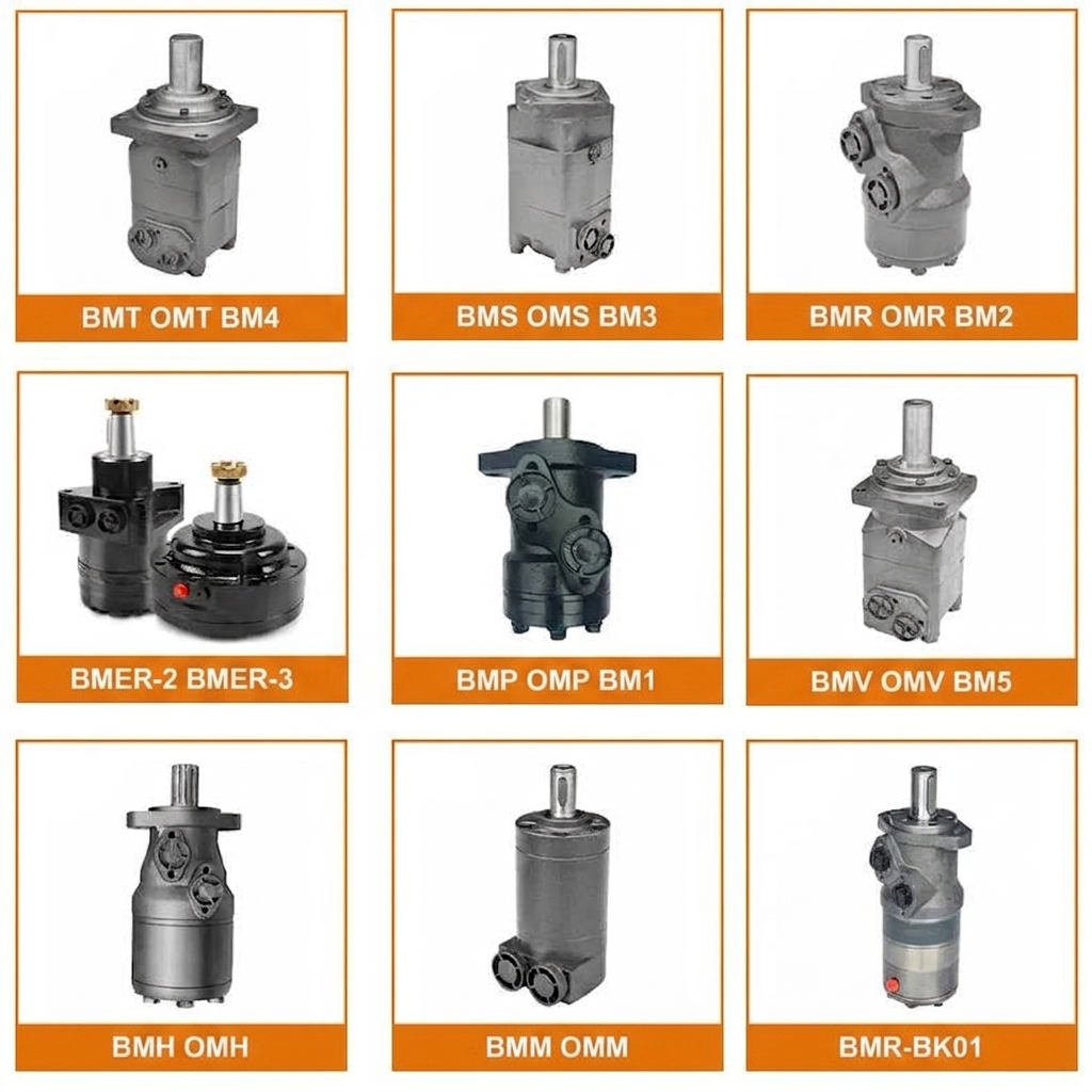 Bmm Omm BMP Omp Bmr OMR BMS Oms Bmt Omt Bmv Omv Orbital Hydraulic Drive Wheel Motor2