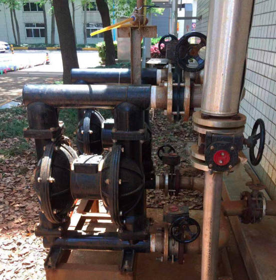 Dirty Water Slurry Sludge Sewage Transfer Abrasive Wear Resistance Pneumatic Double Diaphragm Pump 3